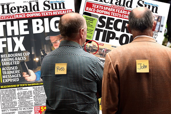Article image for Racing scandal: New text messages open new mystery and “big concern”