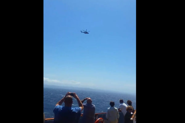 Article image for Word on the Sea: Crew member airlifted from cruise ship