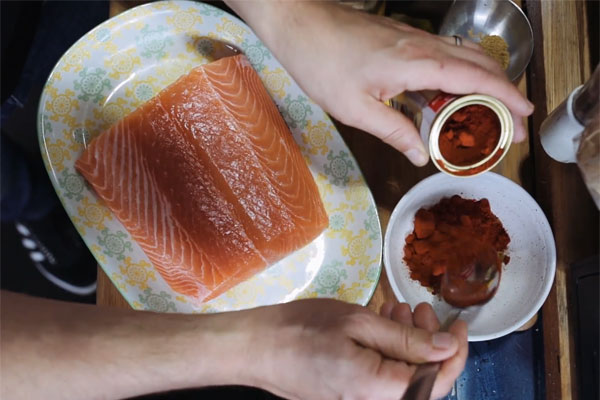 Article image for Tobie Puttock’s smoky BBQ salmon