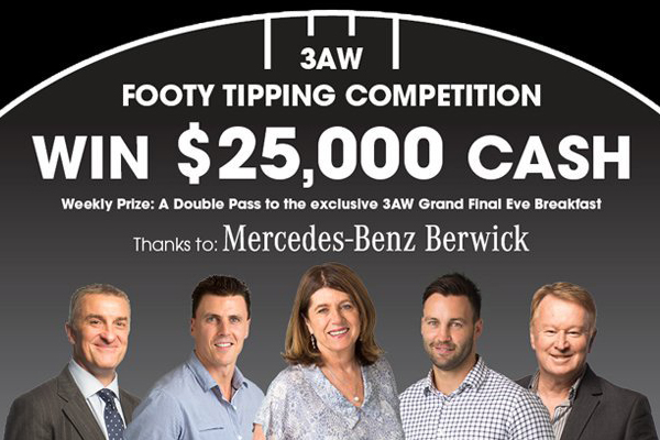 Article image for DON’T MISS OUT: Join 3AW Footy Tipping today!