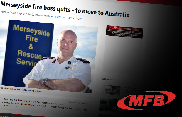 Article image for UK newspaper announces Melbourne’s new top firefighter