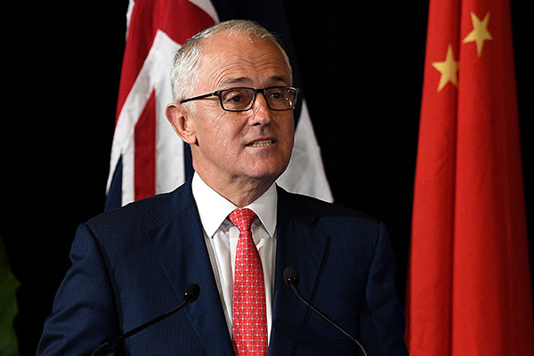 Article image for Turnbull: Tension grows in Chinese-Australian relationship