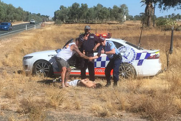 Article image for Geelong man’s citizen’s arrest amid NSW-Victoria police chase