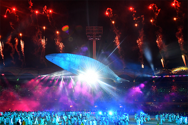 Article image for First review: Peter Ford casts his eye over the Commonwealth Games opening ceremony