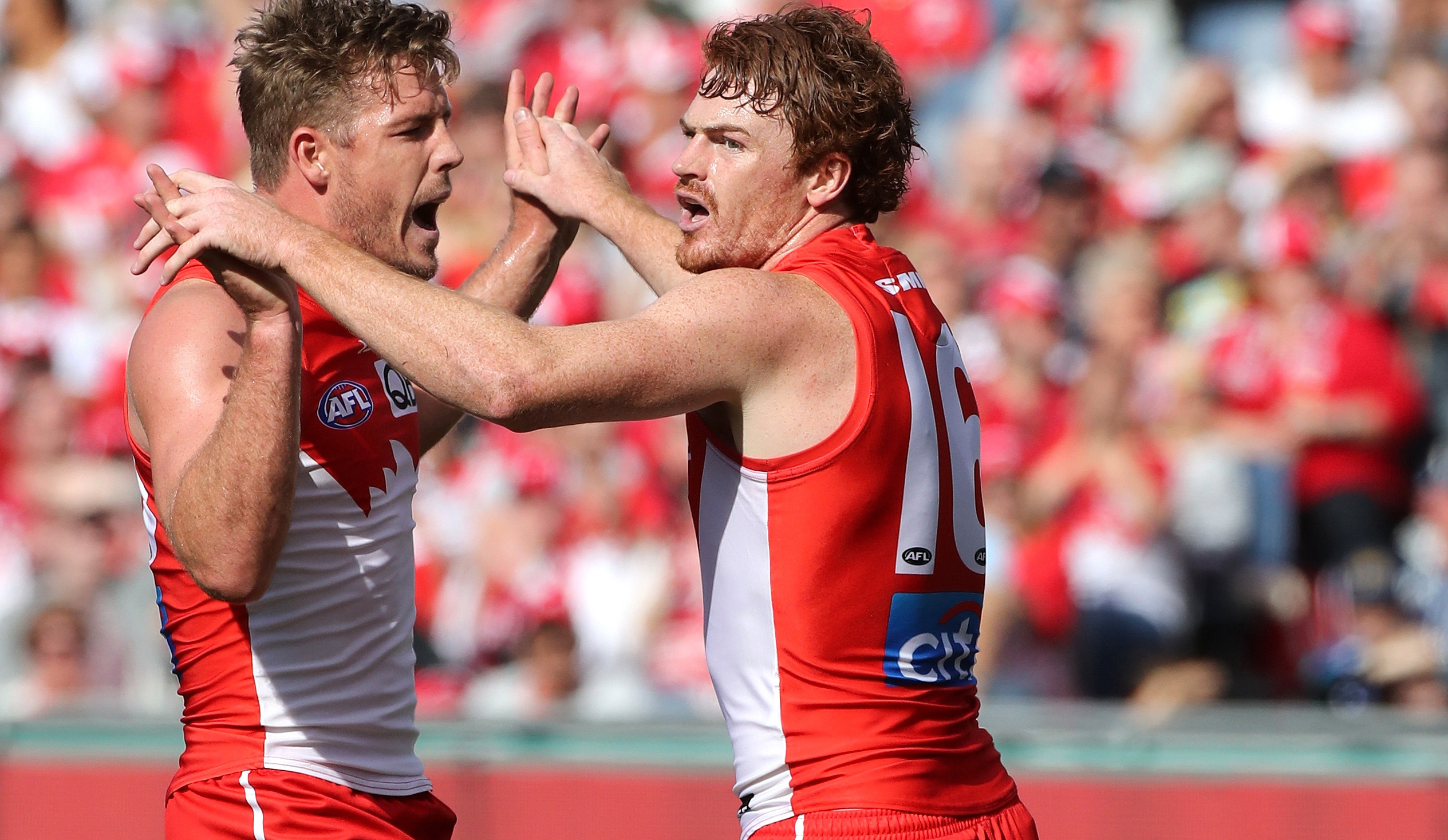 Article image for Sydney stuns the Cats in Geelong with final-quarter blitz