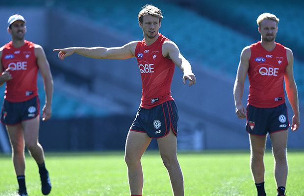 Article image for Sydney young gun out for season following post-training accident