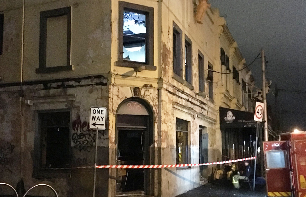 Article image for Popular Brunswick St pub, Bimbos Deluxe, gutted by fire