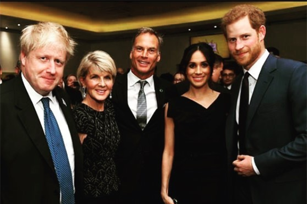 Article image for Julie Bishop tells Tom Elliott about meeting Meghan, and her hopes for the Royal Wedding