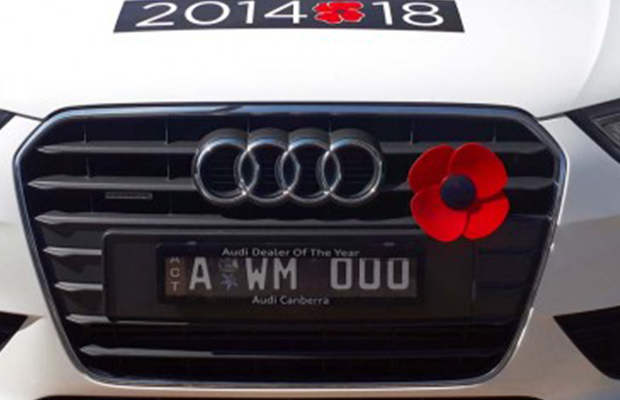 Article image for Tacky? War memorial’s new car poppies come under fire