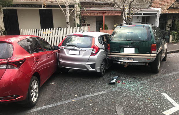 Article image for Several cars left smashed up after Richmond crash