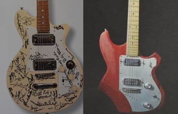 Article image for Priceless guitars signed by rock legends stolen from Maton guitars