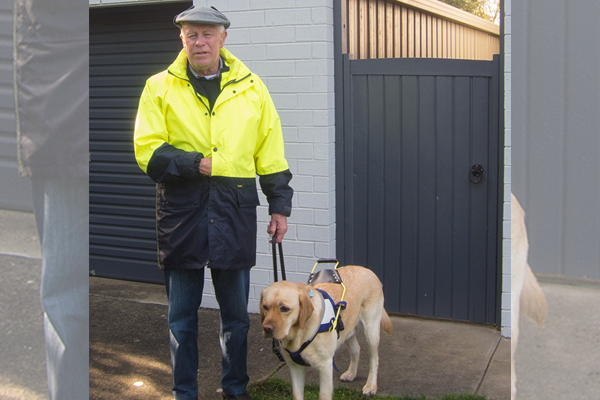Article image for Blind man ‘devastated and humiliated’ after guide dog kicked out of restaurant