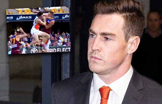 Article image for Jeremy Cameron handed massive ban for hit on Harris Andrews