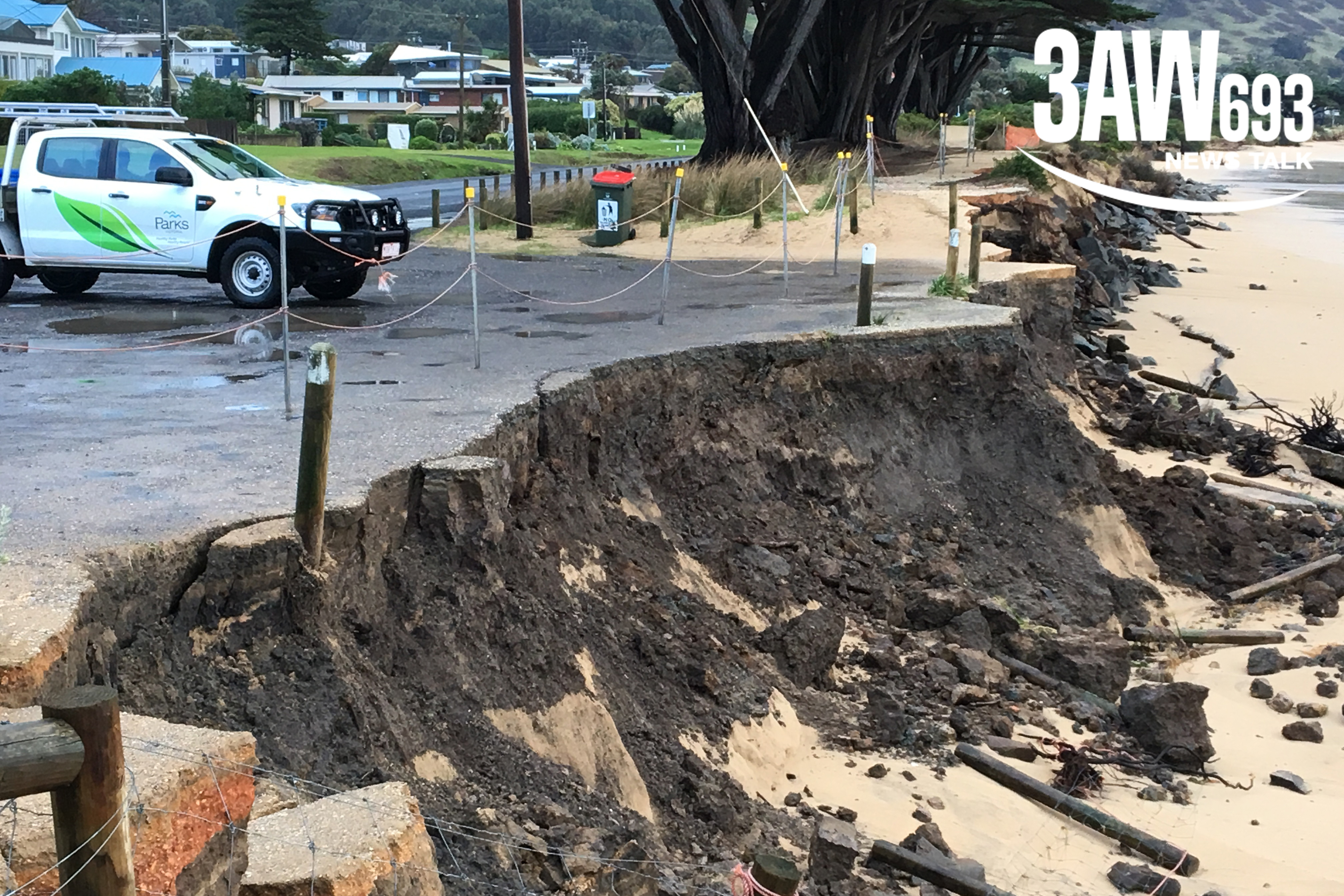 Article image for Rumour File: Great Ocean Road car park being washed away