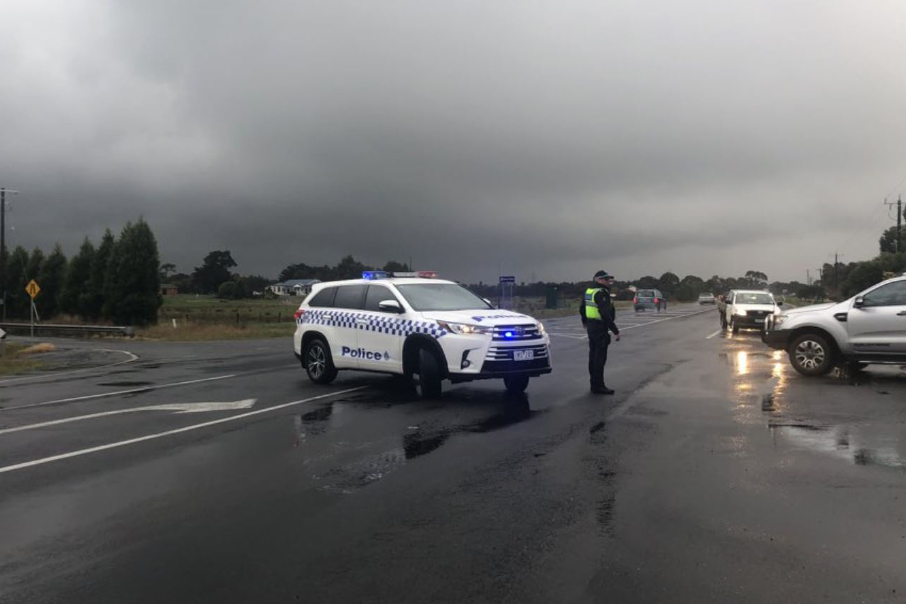 Article image for Man dies after horrific bus and car collision near Ballarat