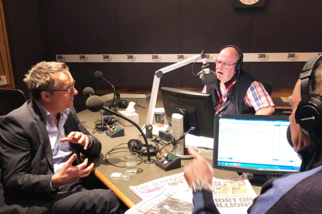 Article image for Gut specialist Dr Michael Mosley joins Ross and John in the studio