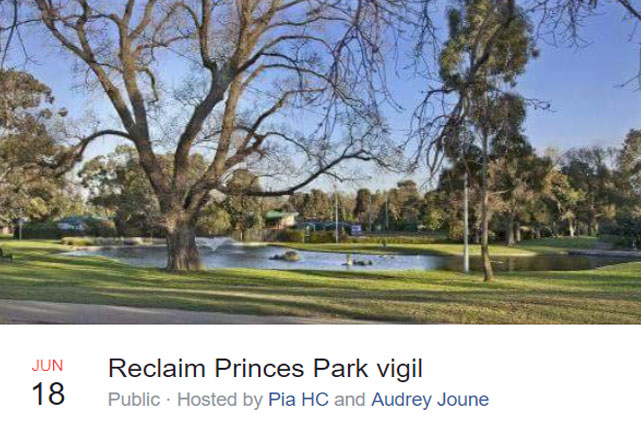 Article image for Vigil planned to reclaim Princes Park in the wake of Eurydice Dixon’s death