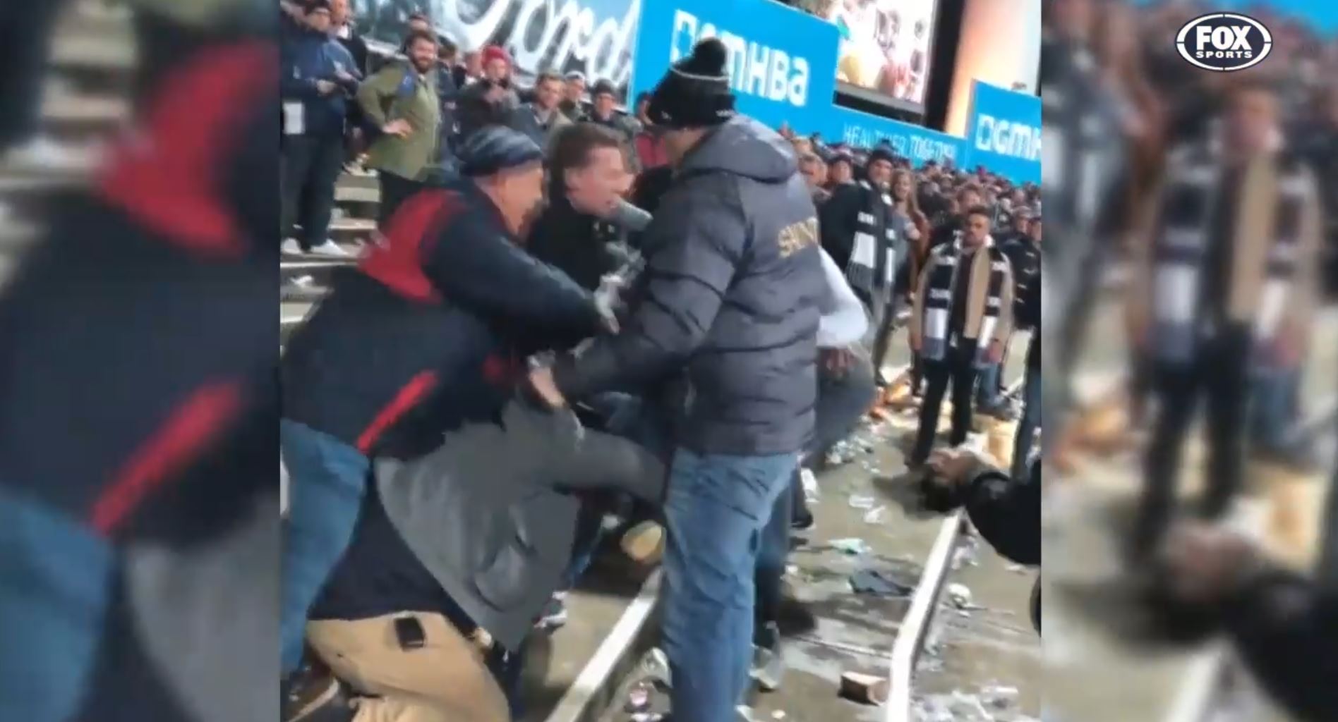 Article image for Geelong investigating after fan violence mars Saturday’s win