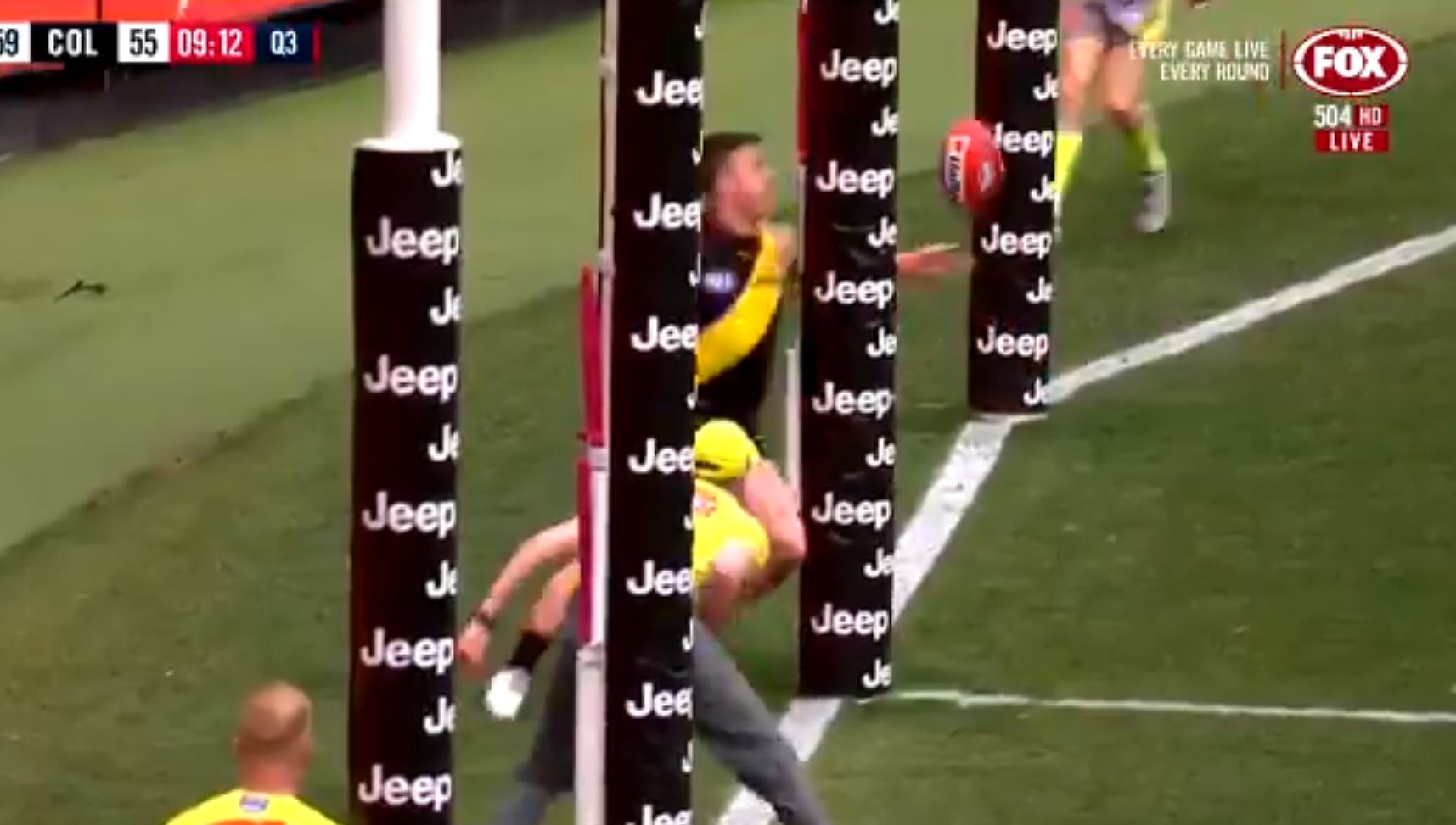 Article image for AFL clarifies the ruling around Jack Higgins’ goal