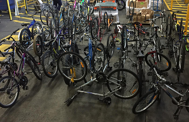 Article image for Sixty allegedly stolen bikes found during police raid