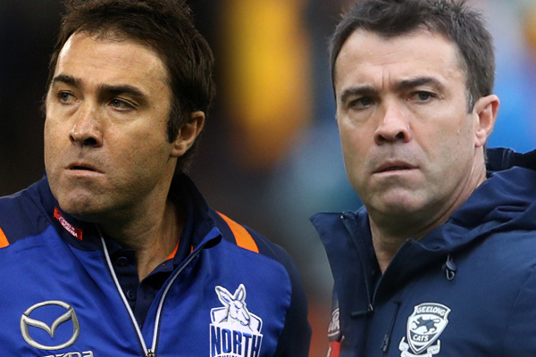 Article image for Brad and Chris Scott have quite different opinions on the ladder predictor!