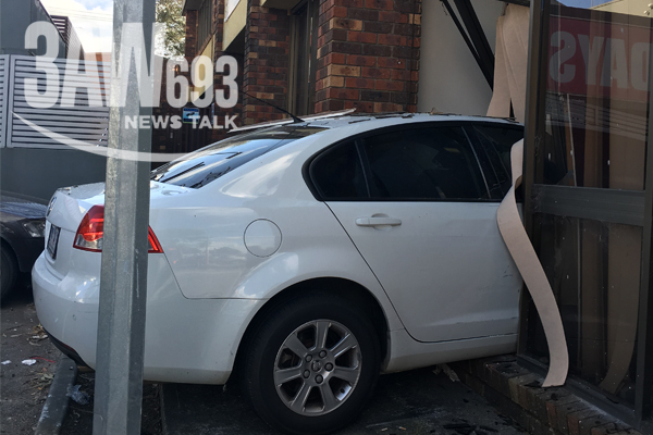 Article image for Car goes through accountant’s front window in Melbourne’s outer-east