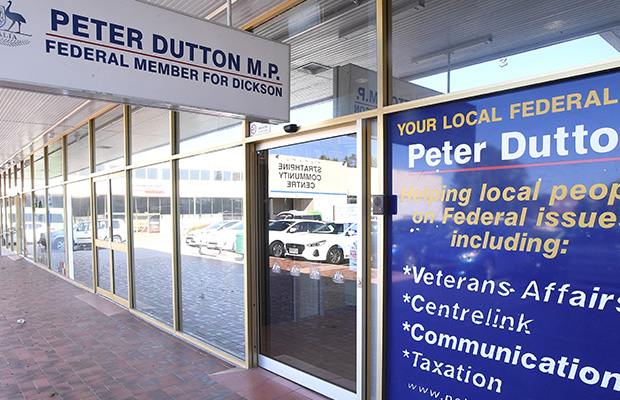 Article image for Peter Dutton’s office attacked in his own electorate