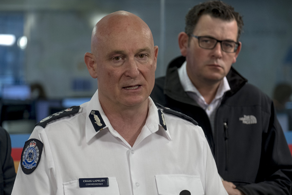 Article image for Emergency Management Commissioner Craig Lapsley resigns