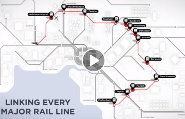 Article image for What we know: Labor announces Suburban Rail Loop — see the video