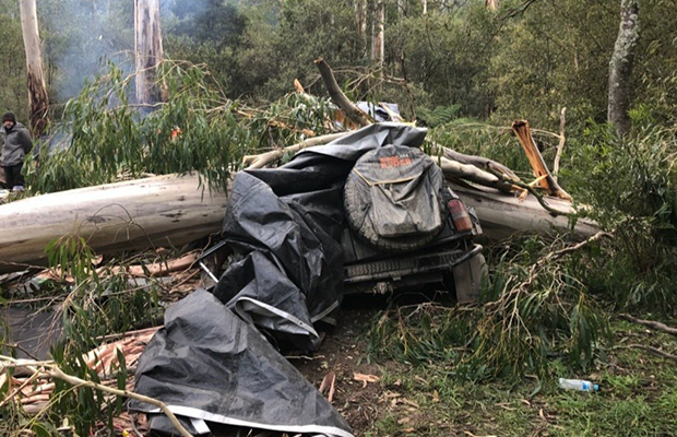 Article image for Mates raise money for families of men badly hurt in Big River camping accident