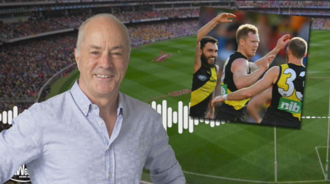 Article image for Tim Lane’s call of Jack Riewoldt’s 600th goal was matched only by the MCG roar!