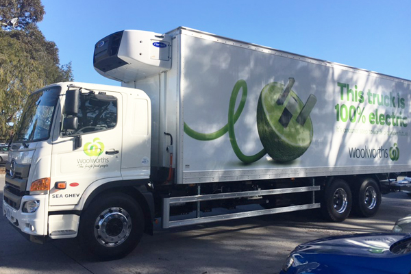Article image for Woolworths fleet goes electric