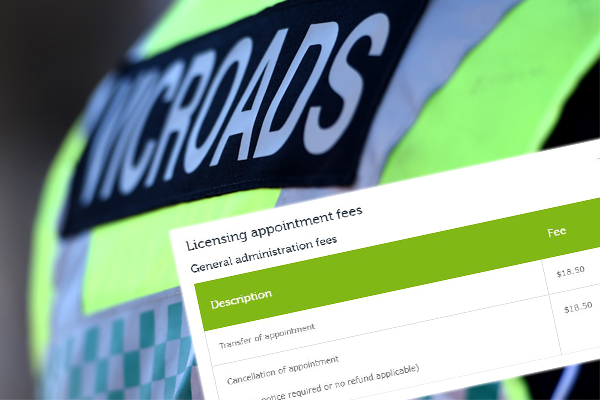 Article image for ‘It’s double-dipping!’: VicRoads slap customers with $18.50 fee just to make an appointment