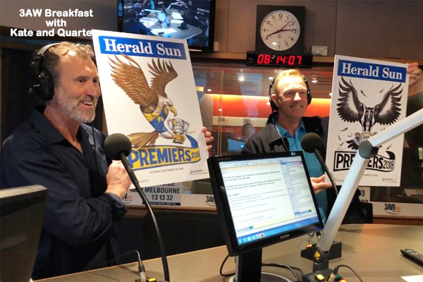 Article image for Collingwood great Peter Daicos + Eagles champ Karl Langdon swap teams on 3AW Breakfast!