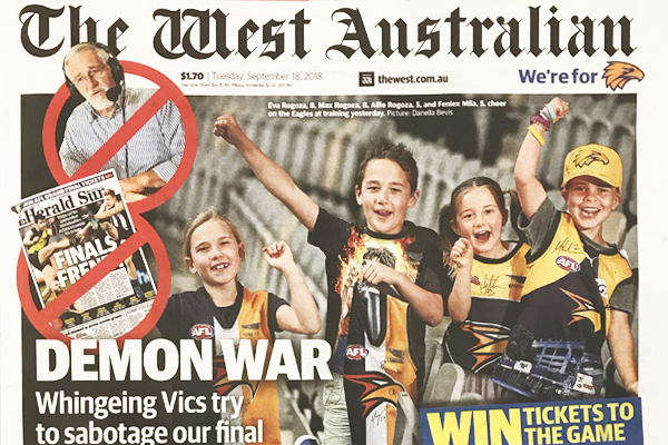 Article image for “Whingeing Victorian” Neil Mitchell responds to sledges from Perth!