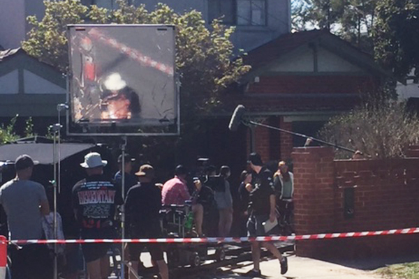 Article image for Street in Melbourne’s south-east transformed into TV set