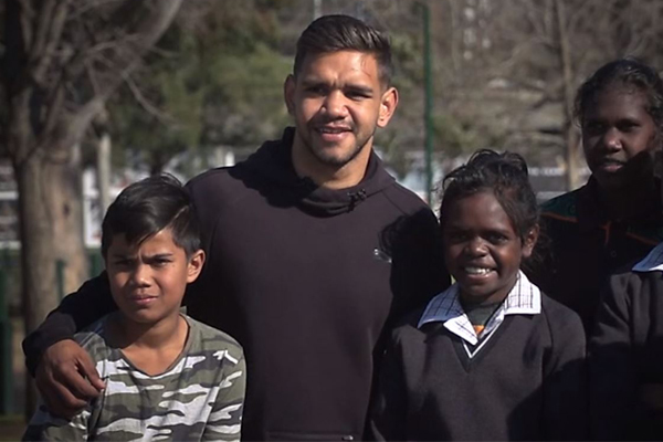 Article image for Melbourne defender Neville Jetta recognised with Jim Stynes Community Award