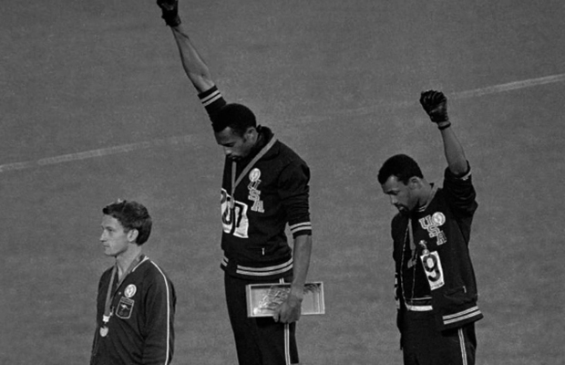 Article image for FLASHBACK: When Neil Mitchell reunited Peter Norman with Tommie Smith and John Carlos on-air!
