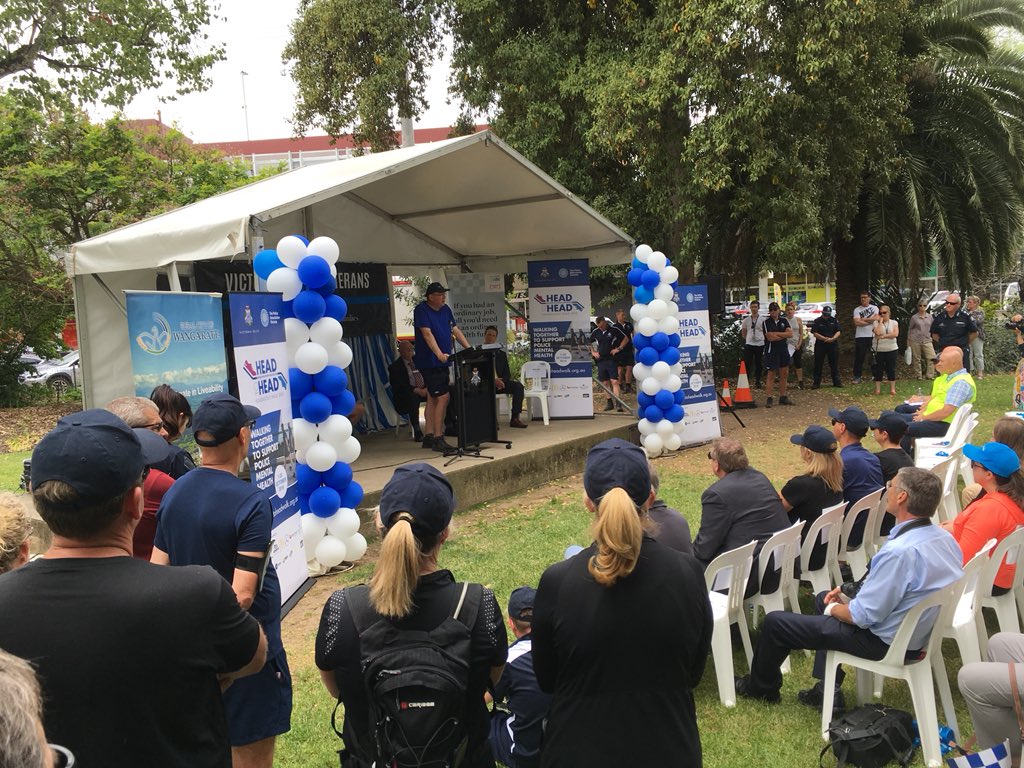 Article image for Victoria Police fundraising walk concludes in Wangaratta
