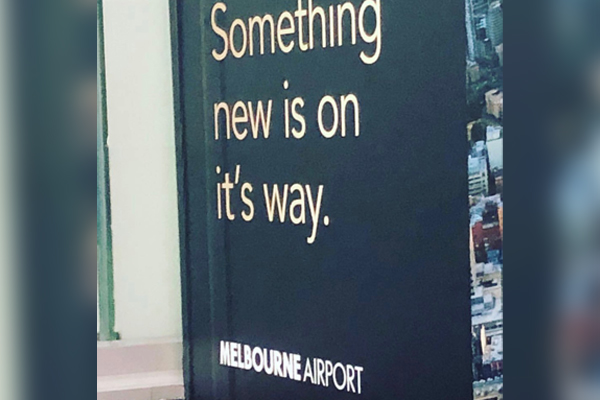 Article image for It’s a bad look! The rogue apostrophe on Melbourne Airport signs