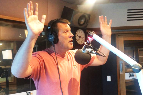Article image for A lesson in jazz hands with 3AW newsreader David Armstrong