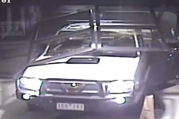 Article image for Ute driven through doors and into shopping centre in Melbourne’s outer-east