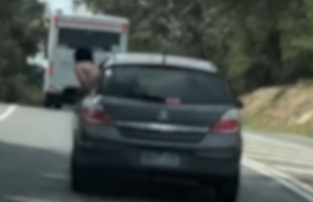 Article image for Man hangs out car window at high speed in Melbourne’s east