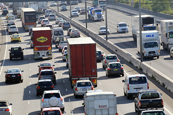 Article image for Truck ban in the right-hand lane of the Monash extended after successful trial