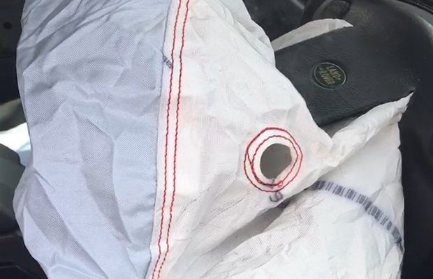 Article image for Rumour confirmed: Driver injured by airbag blast in stationary car