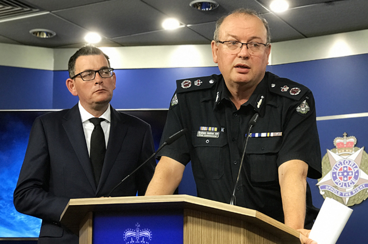 Article image for “Who asked that he be present?”: Neil Mitchell questions why Premier spoke at police press conference