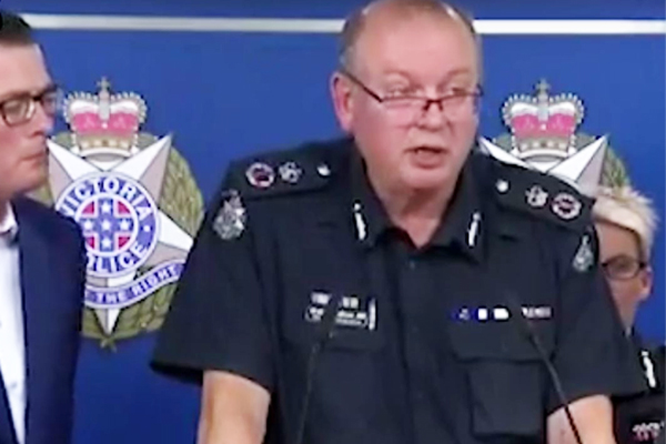 Article image for Chief Commissioner admits he avoided question about Bourke St terrorist’s bail on night of attack