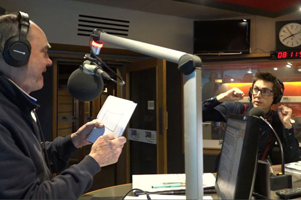 Article image for VIDEO: Watch Chris Cox read Burnso’s mind in the 3AW studio