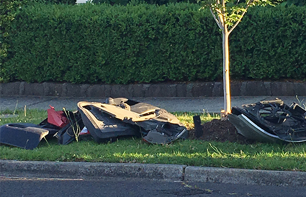 Article image for Rumour File: ‘Car parts everywhere’ as resident wake to bizarre dumping
