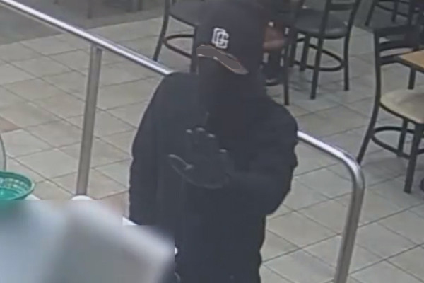 Article image for CCTV: Bike burglar uses gun in terrifying restaurant, servo hold-ups